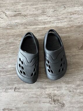 Wonder Nation Clog Sandals Black Slip On Comfort Toddler 6 Outdoor Casual USA